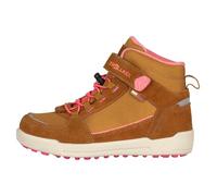 Trollkids Leder-Wanderboots "Gryllefjord Mid Cut" Hellbraun - 46% | Größe 28 | Kinder Outdoor Sport Schuhe