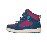 Trollkids Leder-Wanderboots "Gryllefjord Mid Cut" in Beere - Größe 32 | Kinder Outdoor Sport Schuhe