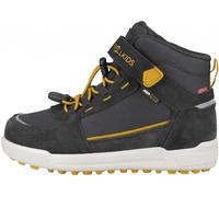 Trollkids Wanderschuhe Gryllefjord Mid Cut Leder Anthrazit/Golden Yellow Kinder Größe 36