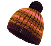 Trollkids - Kid's Hafjell Bobble Cap - Mütze, Gr. S-M 48-52 cm - 2-5 Years, braun (Redwood/Caramel/Salmon)
