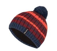 Trollkids - Kid's Hafjell Bobble Cap - Mütze, Gr. 52 cm-56 cm 52-56 cm - 6-12 Years, rot (MysticBlue/CarminRed/FlameOrange)