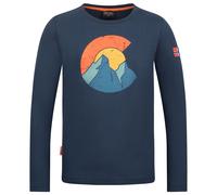 Trollkids - Kid's Halsafjord Longsleeve - Longsleeve, Gr. 128, blau (MysticBlue)