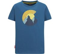 Trollkids Kinder T-Shirt Halsafjord T Atlantic Blue Größe 140