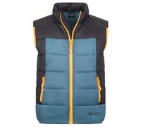 Trollkids - Kid's Hardanger Vest - Kunstfaserweste, Gr. 152, blau (Black/SteelBlue/Mango)