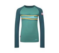 Trollkids Kids Haukland - Langarmshirt - Kinder 104 Green