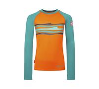 Trollkids Kids Haukland - Langarmshirt - Kinder 164 Orange/Light Green