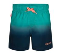 Trollkids Kids Haukland Shorts 116, Aquamarine Green/Caramel