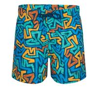 Trollkids Kids Haukland Shorts 164, Glow Blue/Navy