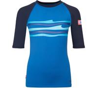 Trollkids Kids Haukland T navy/glow blue - Größe 152 Kinder
