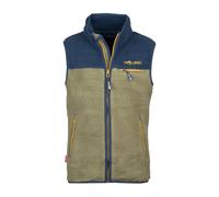 Trollkids - Kid's Hemsedal Vest - Fleeceweste, Gr. 176, oliv (Moss/MysticBlue/GoldenYellow)