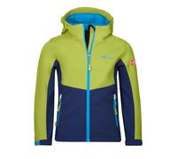 Trollkids Kids Kristiansand Jacket 176, Kiwi/Mystic Blue