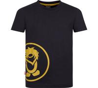 Trollkids - Kid's Kroksand T - T-Shirt, Gr. 152, schwarz (Black/Mustard)