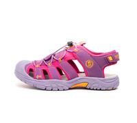 TROLLKIDS - Trekking-Sandalen KIDS KVALVIKA in dark rose/orange Gr.38
