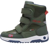 Trollkids Kids Lofoten Winter Boots forest green/flame orange - Größe 34 Kinder