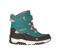 Winterstiefel TROLLKIDS "KIDS LOFOTEN WINTER BOOTS PRO", Damen, Gr. 29, dusty teal, schwarz, coral pink, Synthetik, Textil, sportlich, Schuhe, wasserdicht, Klettverschluss, reflektierende Details (336