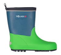 Trollkids - Kid's Lysefjord Rubber Boots - Gummistiefel, Gr. 36, grün/blau (DarkMarine/FreshGreen/MysticBlue)