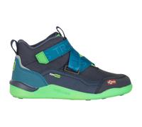 Trollkids - Kid's Nordfjord Barefoot Winter Hiker - Winterschuhe, Gr. 40, blau (DarkMarine/FreshGreen/MysticBlue)