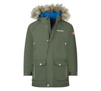 Trollkids - Kid's Nordkapp Jacket - Parka, Gr. 152, oliv (Ivy/ElectricBlue)