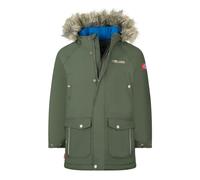 Trollkids - Kid's Nordkapp Jacket - Parka, Gr. 164, oliv (Ivy/ElectricBlue)