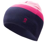Strickmütze TROLLKIDS "KIDS NORDLAND CAP", Kinder, Gr. 6 (53/56), deep violet, schwarz pink, Obermaterial: 95% Polyacryl, 5% Elasthan, sportlich, Mützen (11446261-6) deep violet, schwarz pink