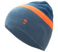 Trollkids - Kid's Nordland Cap - Mütze, Gr. 52 cm-56 cm 52-56 cm - 6-12 Years, blau (NordicBlue/FlameOrange/MysticBlue)