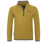 Trollkids - Kid's Nordland Half Zip - Fleecepullover, Gr. 110, gelb (SpruceGreen/Navy)