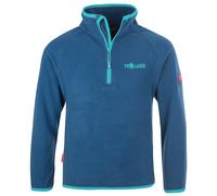Trollkids - Kid's Nordland Half Zip - Fleecepullover, Gr. 92, blau (MidnightBlue/DarkMint)