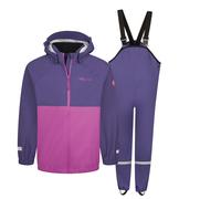 Trollkids - Kid's Odda Rain Set XT - Overall, Gr. 98, lila (MallowPink/VioletBlue)