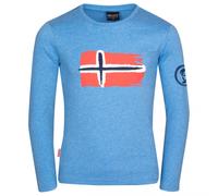 Trollkids - Kid's Oslo - Longsleeve, Gr. 140, blau (MediumBlue)