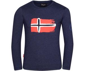 Trollkids Kids Oslo Longsleeve navy - Größe 92 Kinder
