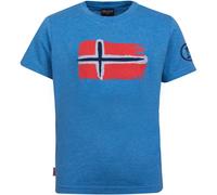 Trollkids Kids Oslo T medium blue - Größe 104 Kinder