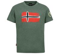 Trollkids Funktionsshirt "Oslo" in Khaki - Größe 98 | Kinder Oberteile