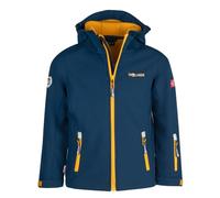 Trollkids Kids Oslofjord Jacket 176, Mystic Blue/Yellow