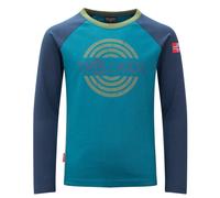 Trollkids - Kid's Preikestolen Longsleeve - Longsleeve, Gr. 92, türkis/blau (MysticBlue/DarkMarine/ArcticBlue)