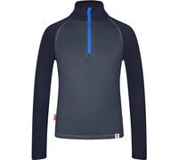 Trollkids - Kid's Rauland Half Zip - Fleecepullover, Gr. 128, blau (ElectricBlue/Navy)