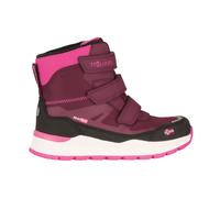 Winterstiefel TROLLKIDS "KIDS RAULAND WINTER BOOTS", Damen, Gr. 33, rosa (rotwood, magenta), Textil, Synthetik, sportlich, Schuhe, wasserdicht, Klettverschluss, reflektierende Details (59924749-33) ro