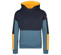 Trollkids Rondane Kapuzenpullover 140 cm Black / Steel Bue / Mango