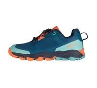Trollkids Wanderschuhe Sandefjord Hiker XT Kinder Dusky Turquoise / Dark Navy / Glow Orange EU 32