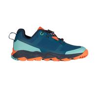 Trollkids Wanderschuhe Sandefjord Hiker XT Kinder Dusky Turquoise / Dark Navy / Glow Orange EU 32