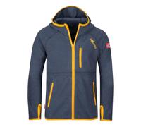 Trollkids Kids Sandefjord Jacket 104, Mystic Blue/Yellow