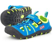Trollkids Kids Sandefjord Sandal medium blue/lime - Größe 36 Kinder