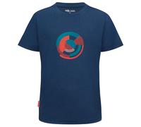 Trollkids - Kid's Sandefjord T-Shirt XT-Shirt - Merinoshirt, Gr. 140, blau (MysticBlue)