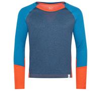 Trollkids - Kid's Seiland Longsleeve - Funktionsshirt, Gr. 140, blau (MysticBlue/SummernightBlue/RedClay)