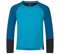 Trollkids - Kid's Seiland Longsleeve - Funktionsshirt, Gr. 152, blau (PoolBlue/AlpineBlue/Black)