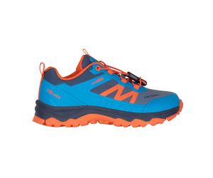 Trollkids - Kid's Sirdal Hiker Low - Multisportschuhe, Gr. 32, blau (PoolBlue/DarkIndigo/SaharaSunset)