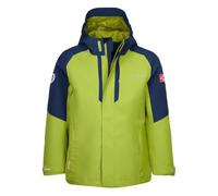 Trollkids Kids Skaland Jacket 110, Kiwi/Mystic Blue