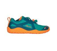 Trollkids - Kid's Skanden Barefoot Hiker - Barfußschuhe, Gr. 25, bunt (SeaGreen/LagoonGreen/SaharaSunset)