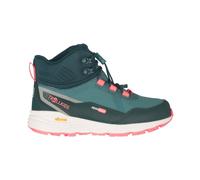 Trollkids - Kid's Skarvan Hiker Mid XT - Wanderschuhe, Gr. 32, blau (DustyTeal/MidnightPetrol/CoralPink/)