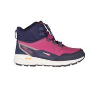 Outdoorschuh TROLLKIDS "KIDS SKARVAN HIKER MID XT", Gr. 36, schwarz pink, deep violet, Mesh, Synthetik, sportlich, Schuhe, wasserdicht, Vibram Sohle, Schnellverschluss, reflektierende Details (6266846