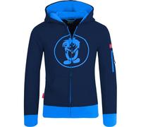 Trollkids Baumwoll Hoodie Pullover mit Kapuze, Marine/Mittelblau, Größe 98